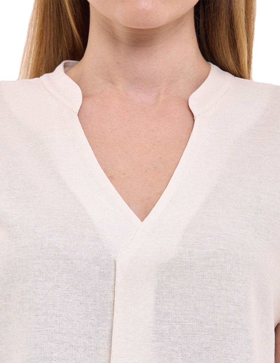 Blusa manga corta para mujer 7
