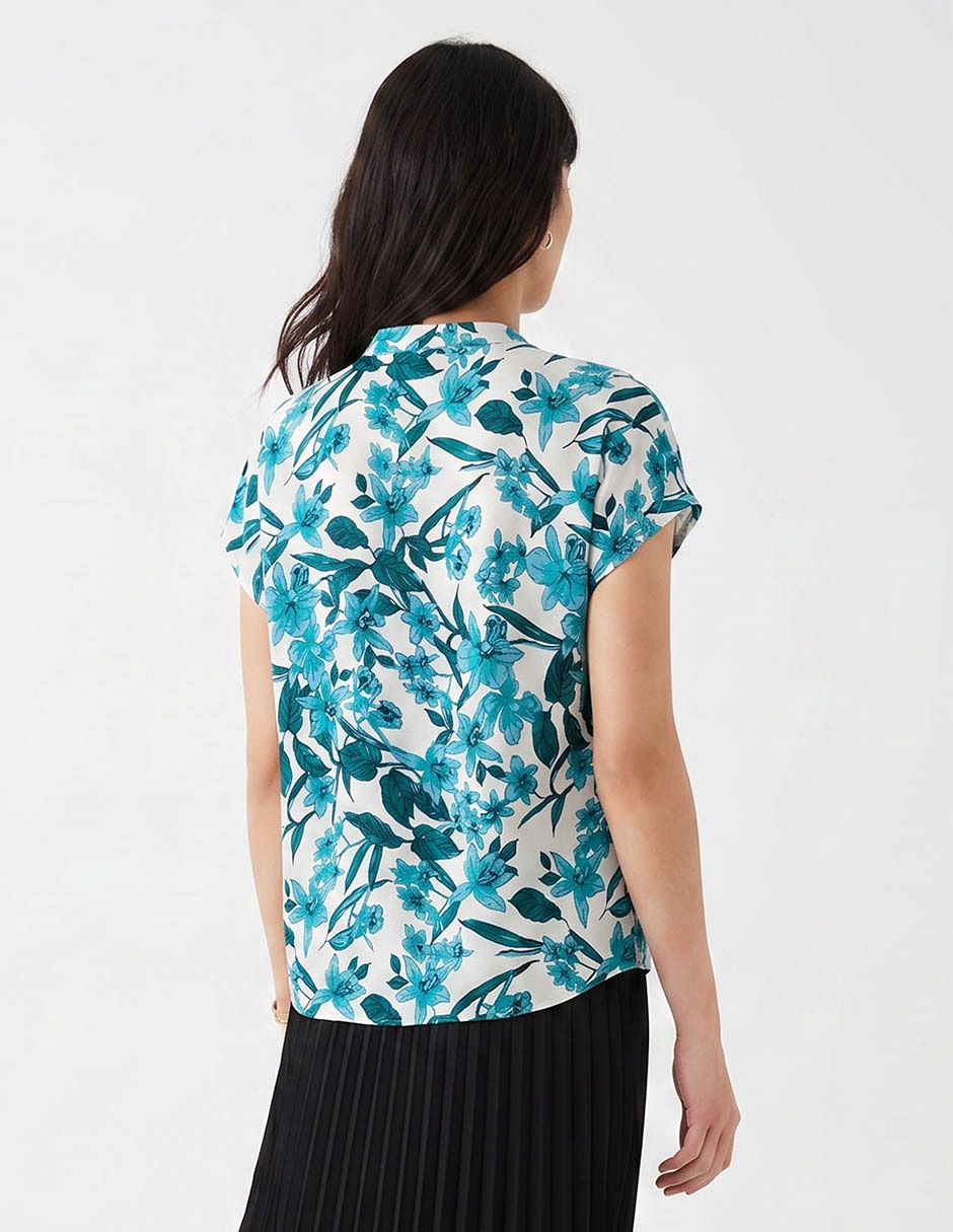 Blusa manga corta Alexis para mujer