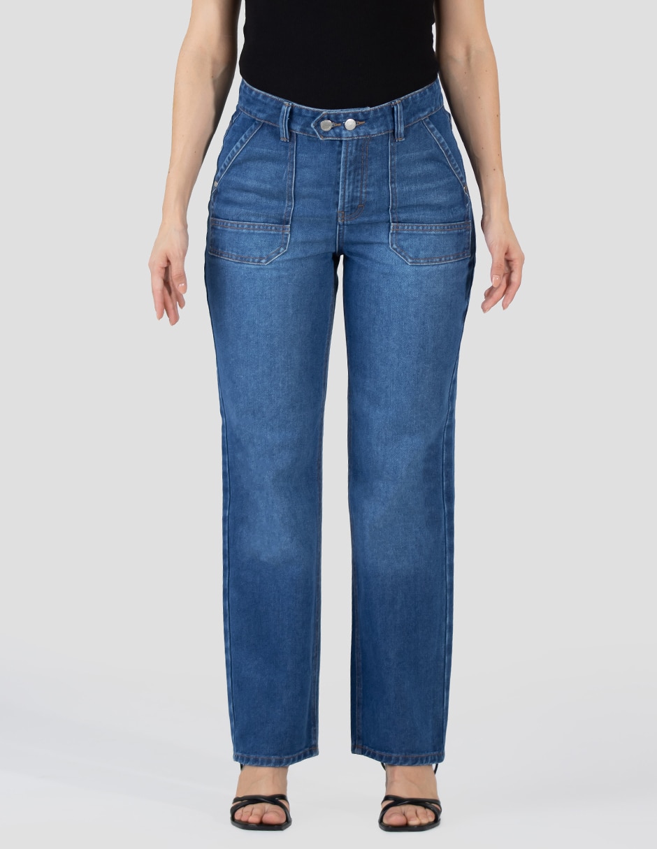 Jeans straight para mujer Jeans straight para mujer