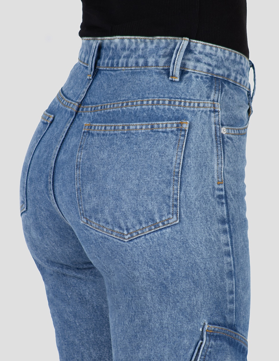 Jeans barrel para mujer 4