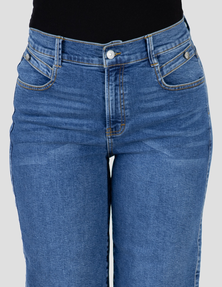 Jeans barrel para mujer 4