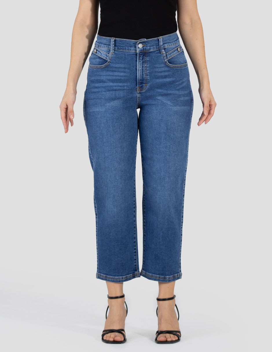 Jeans barrel para mujer