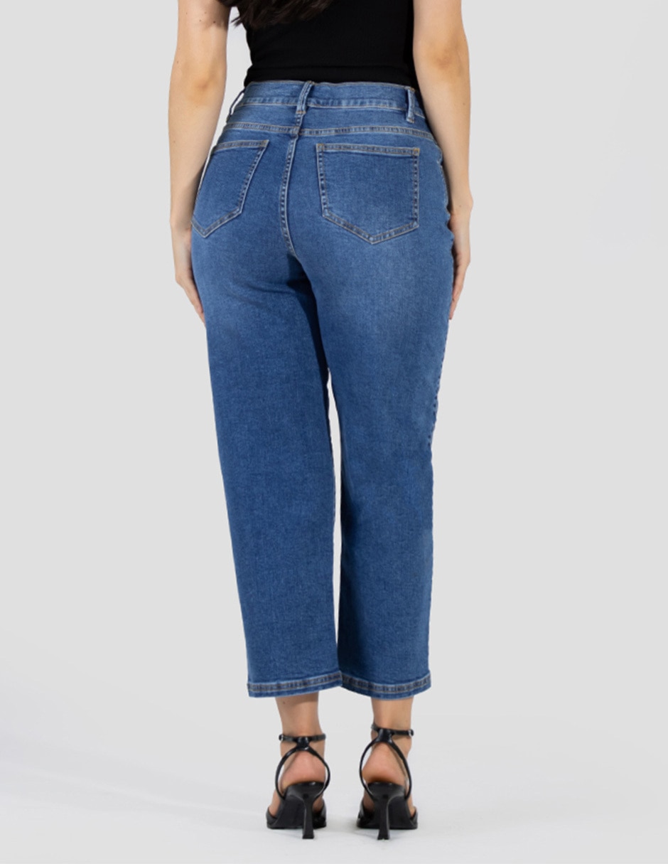 Jeans barrel para mujer