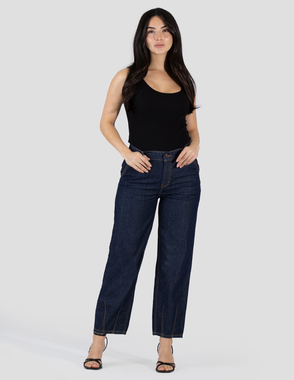 Jeans barrel para mujer 3