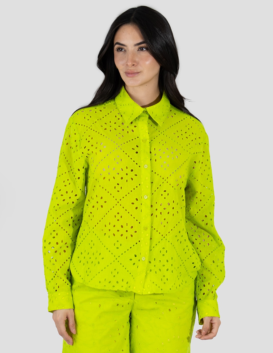 Blusa manga larga para mujer 6