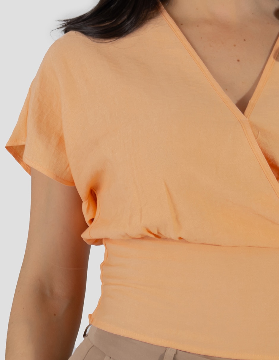 Blusa manga corta para mujer 6