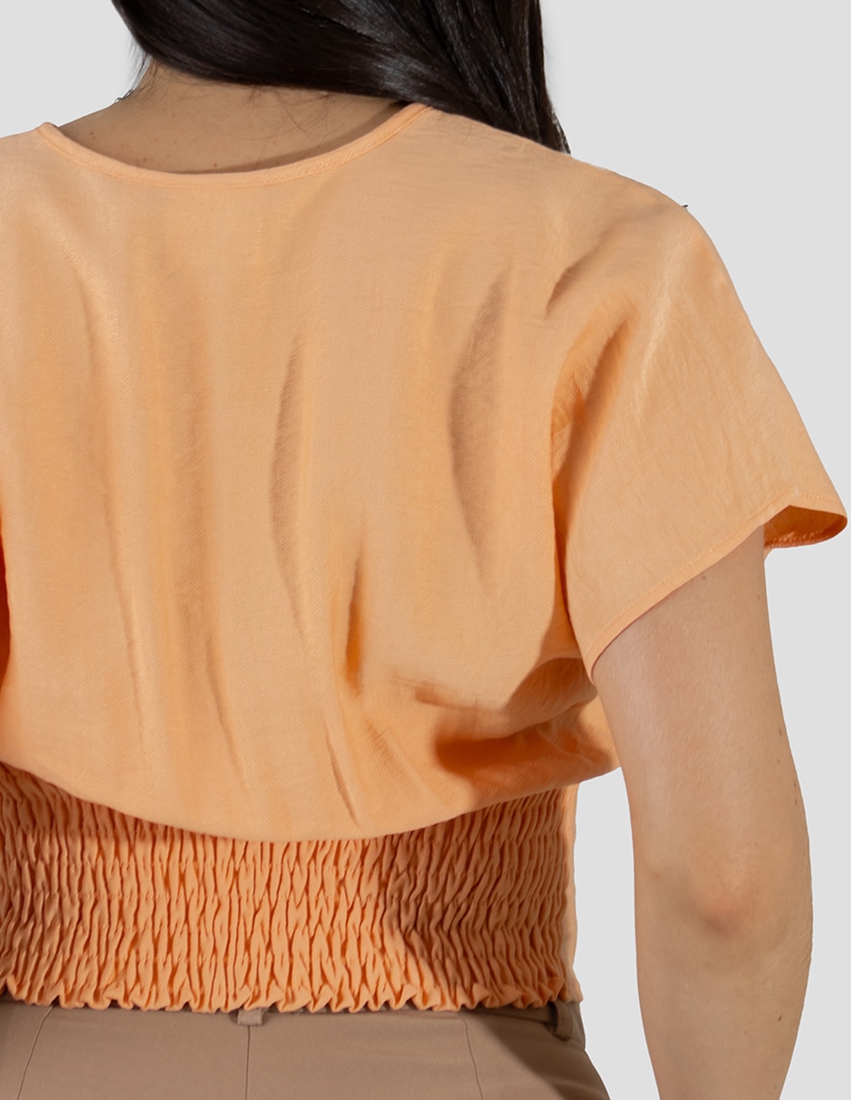 Blusa manga corta para mujer 7