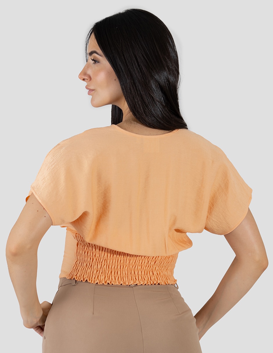 Blusa manga corta para mujer 8