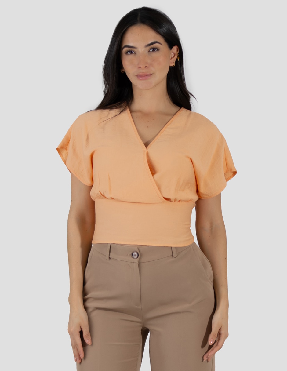 Blusa manga corta para mujer 9