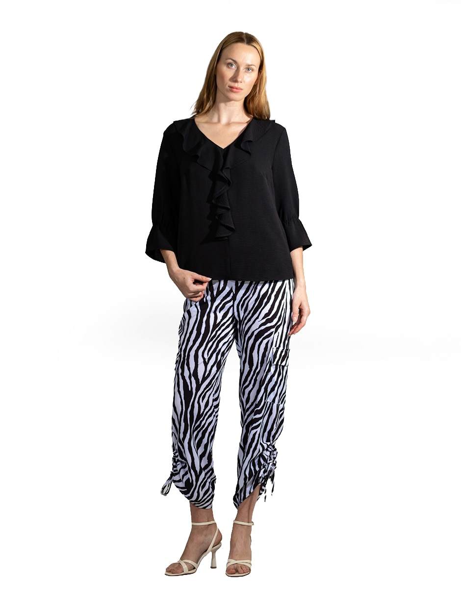 Blusa manga 3/4 para mujer