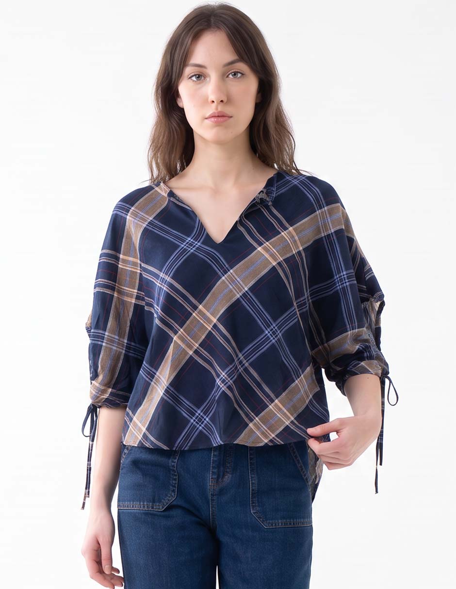 Blusa manga 3/4 para mujer