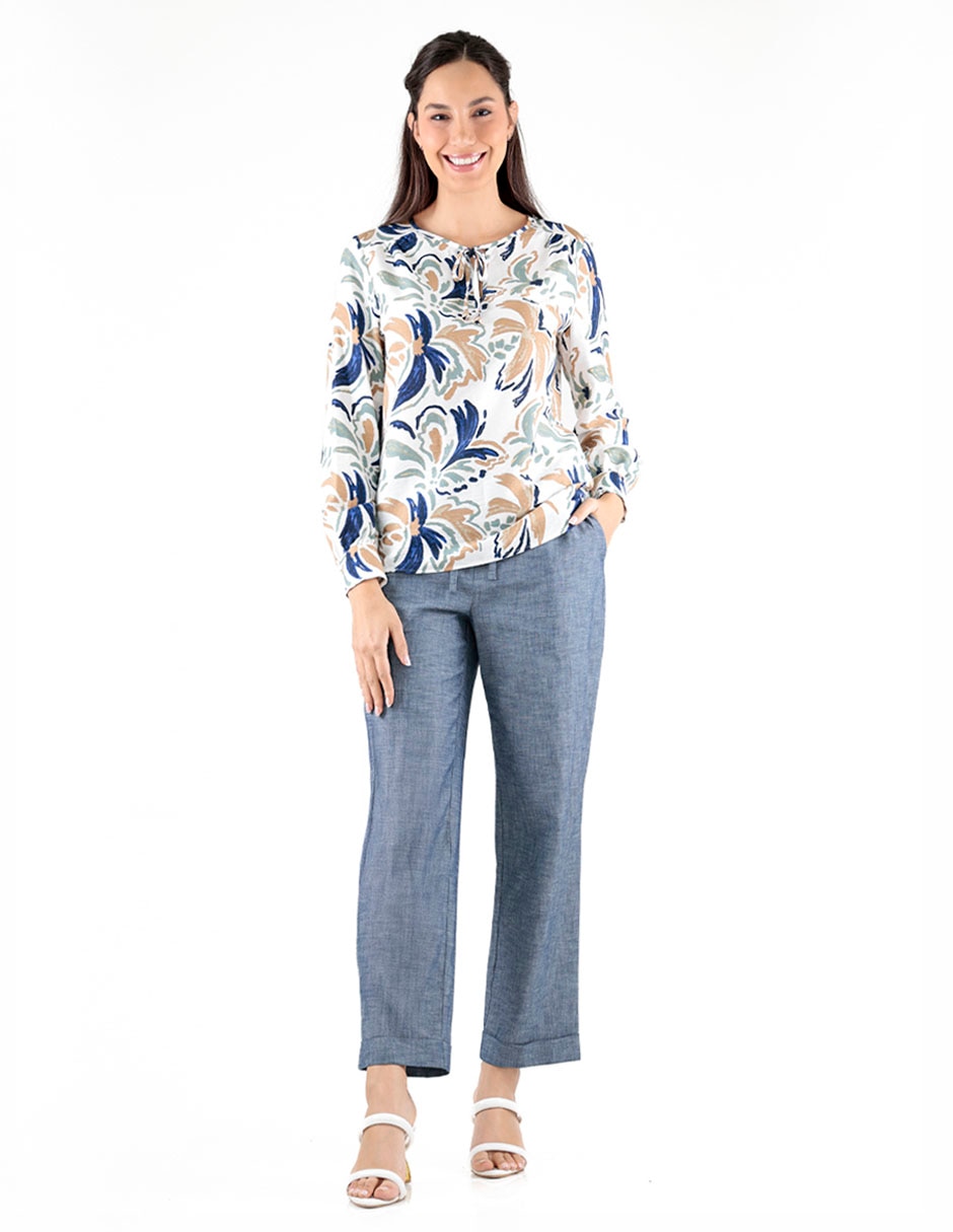 Blusa manga larga para mujer 3