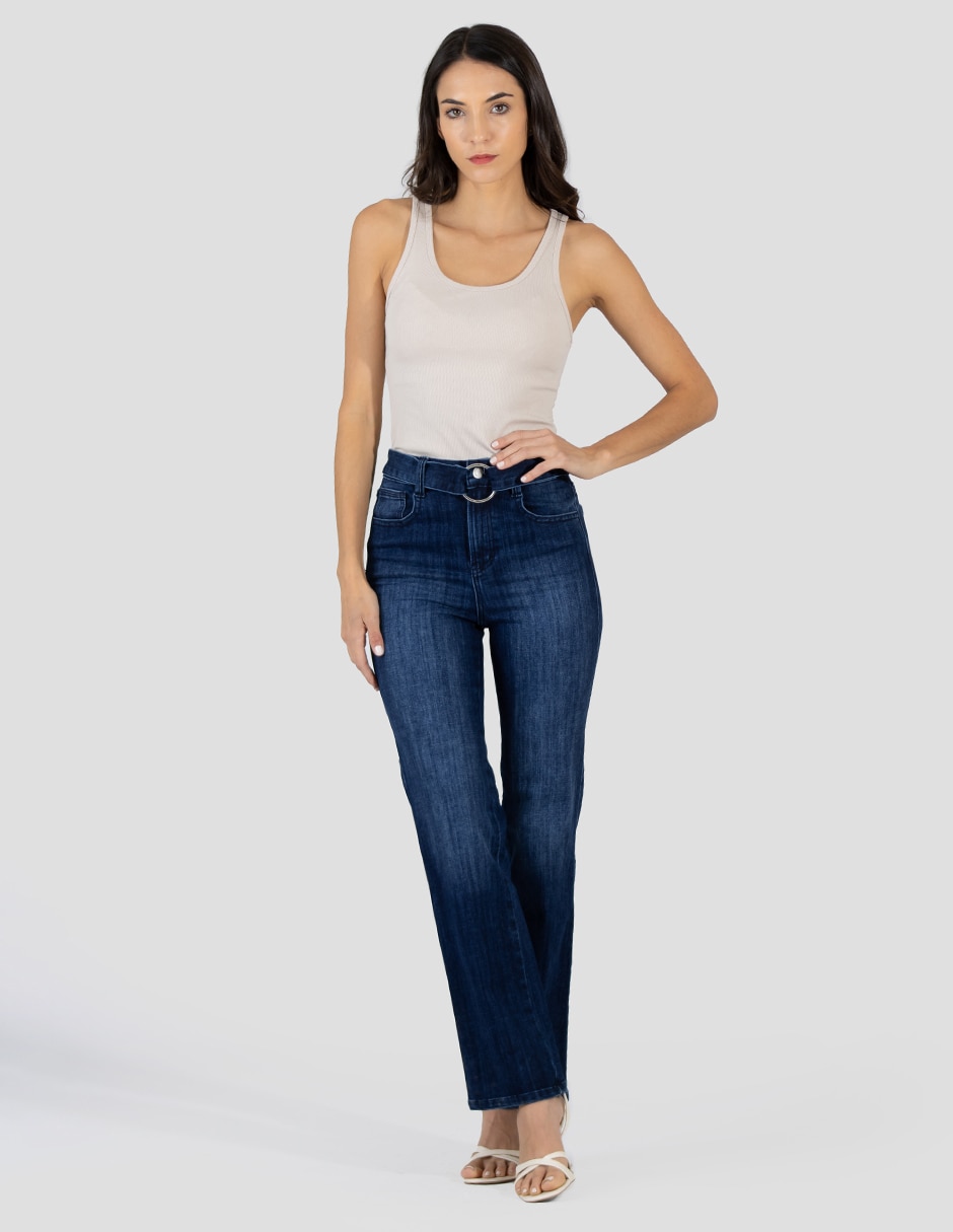 Jeans straight para mujer 3