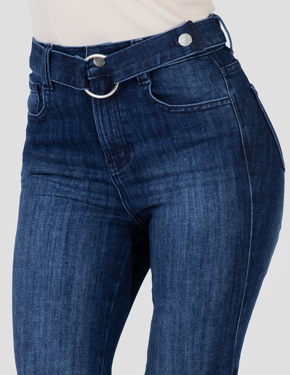 Jeans straight para mujer 4