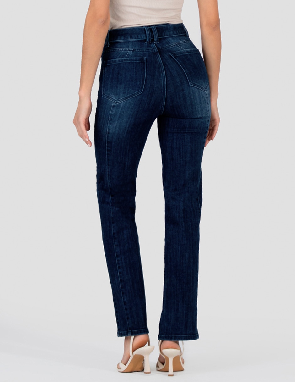 Jeans straight para mujer 5