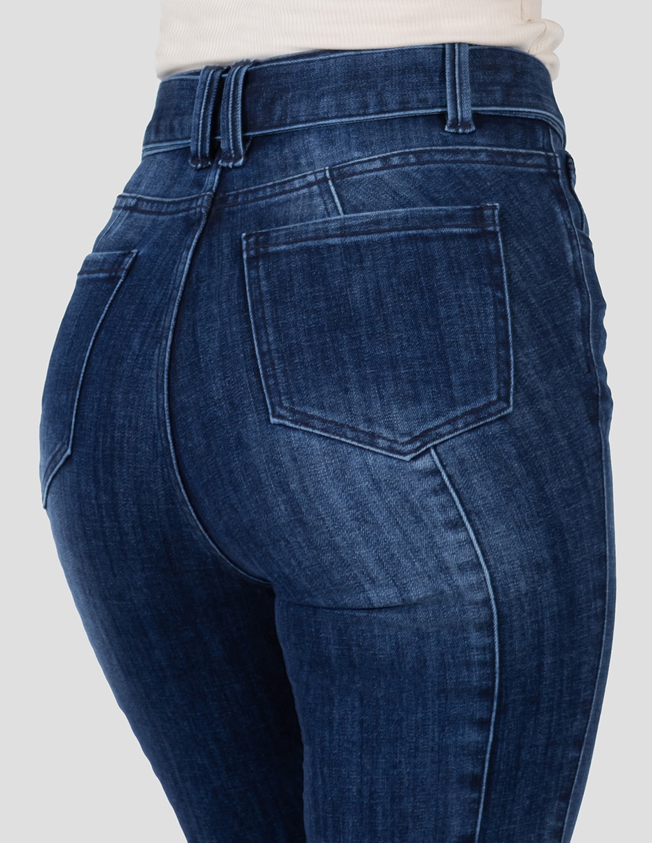 Jeans straight para mujer 2