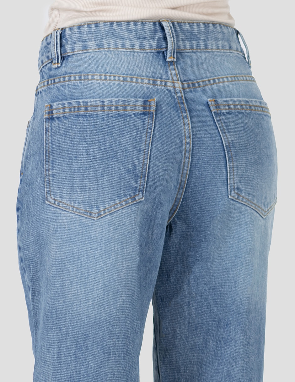 Jeans straight para mujer 5