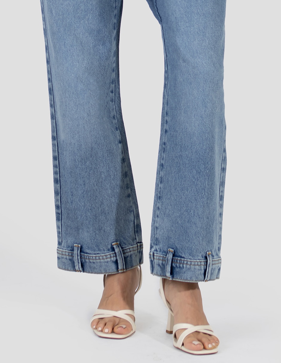 Jeans straight Oh Pomp para mujer