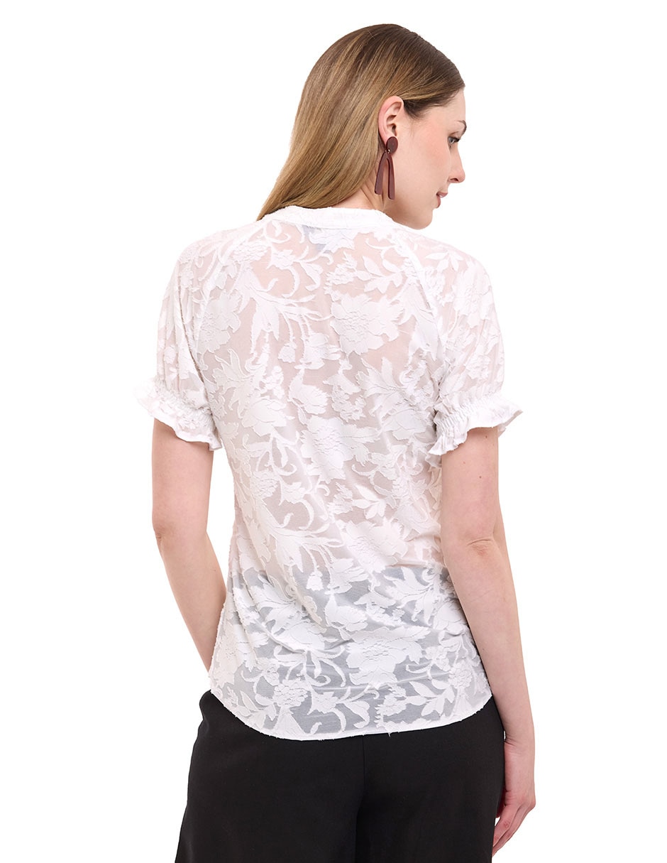 Blusa manga corta para mujer 2
