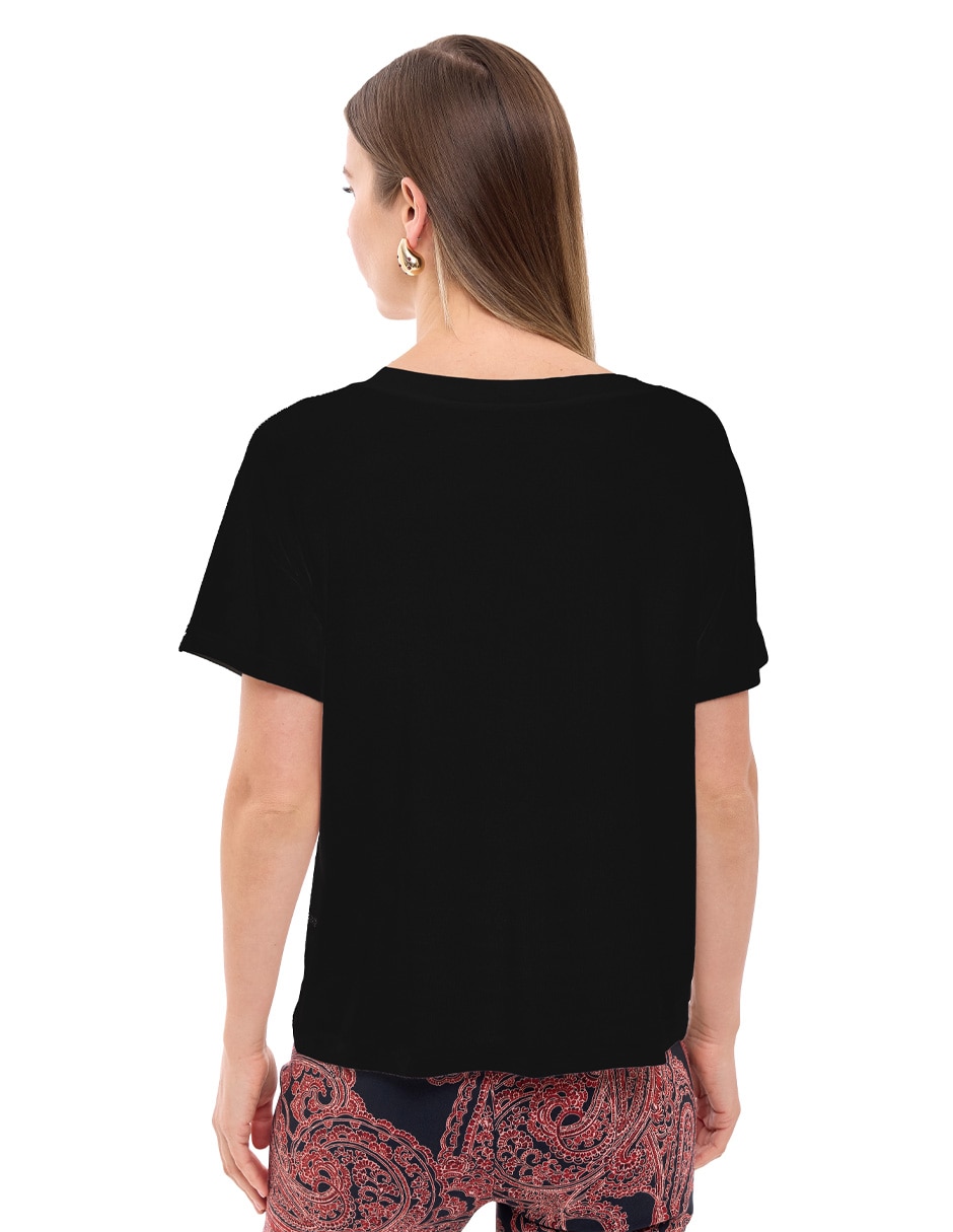 Blusa manga corta para mujer 2