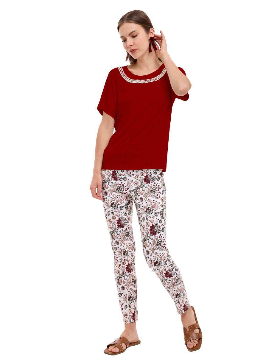 Blusa manga corta para mujer 3