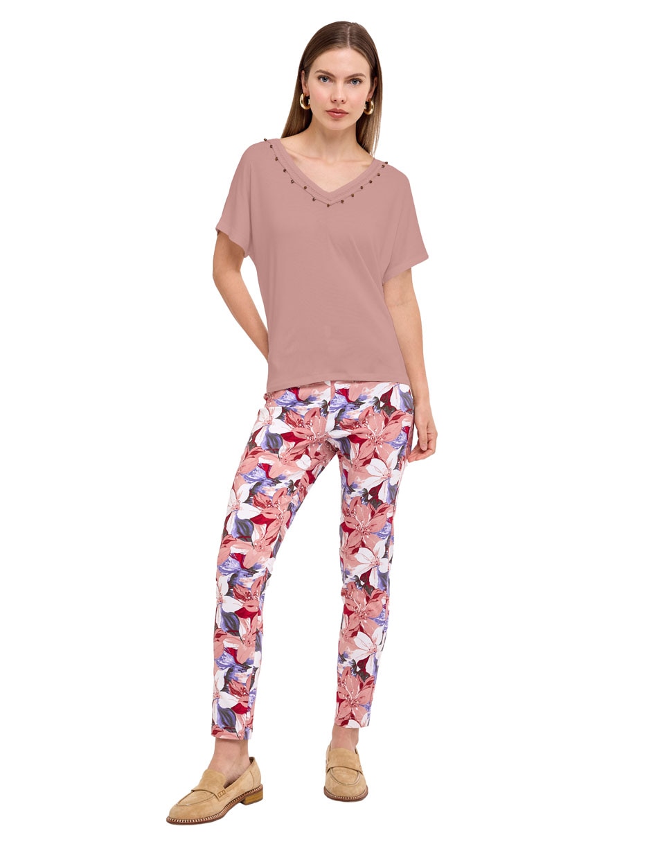 Blusa manga corta para mujer 3