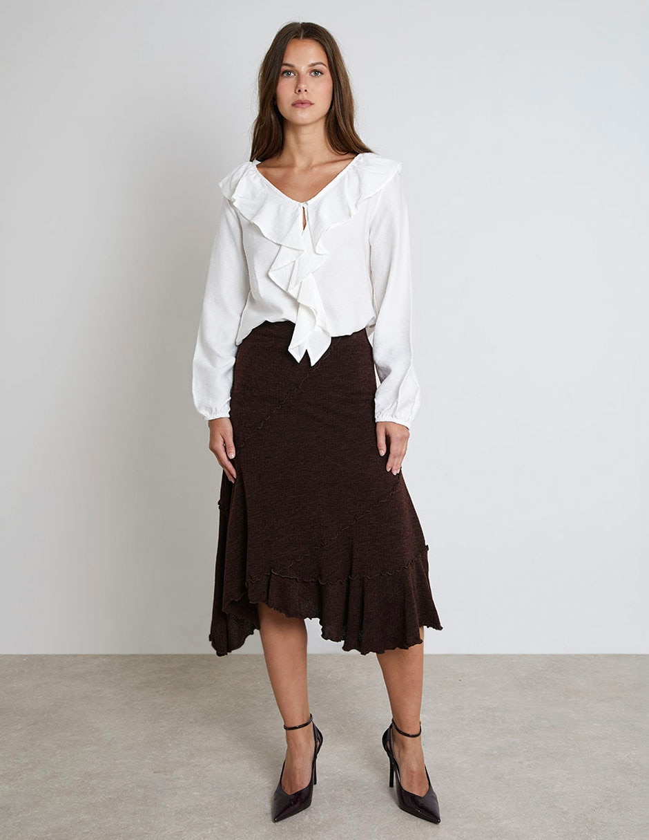 Blusa manga larga para mujer 3