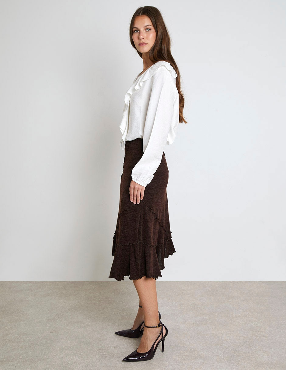 Blusa manga larga para mujer 5