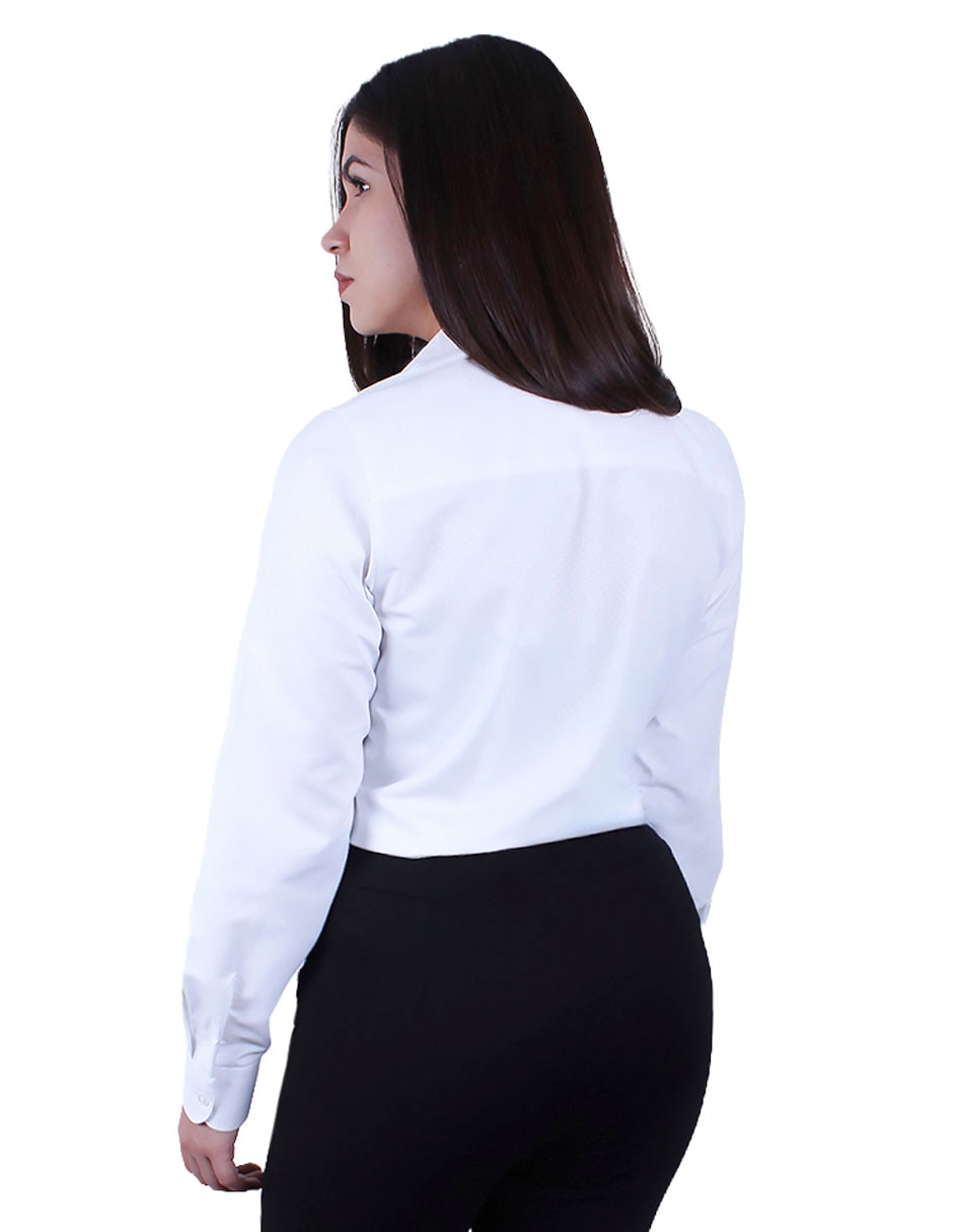 Blusa camisera manga larga para mujer 2