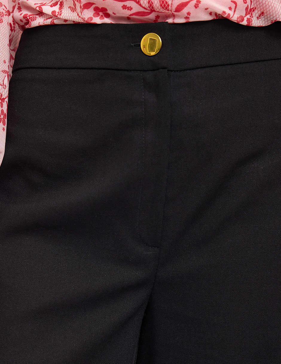 Pantalón regular amplio para mujer 3