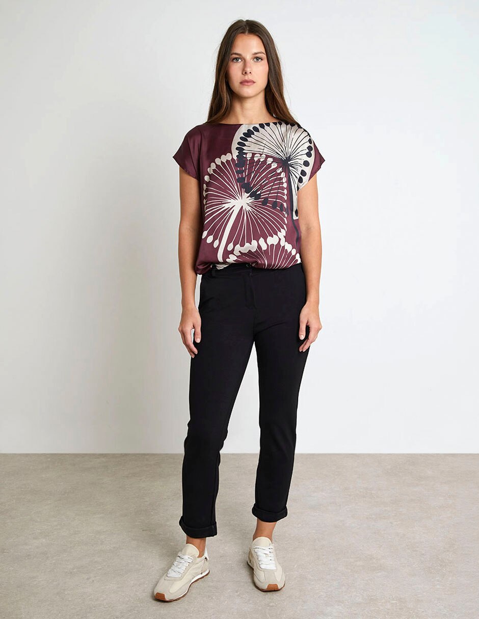 Blusa manga corta para mujer 3