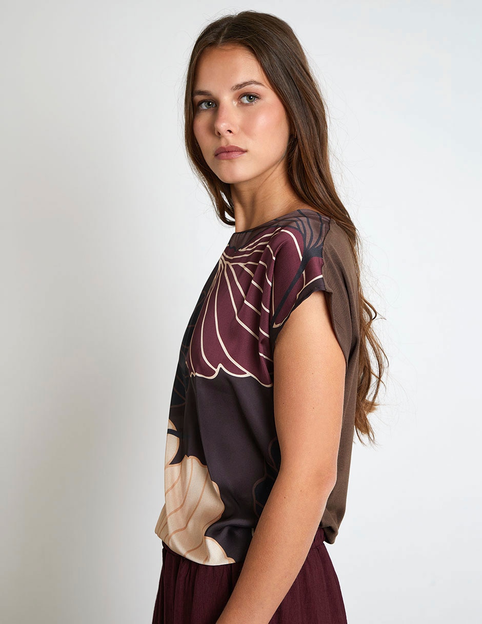 Blusa manga corta para mujer 3