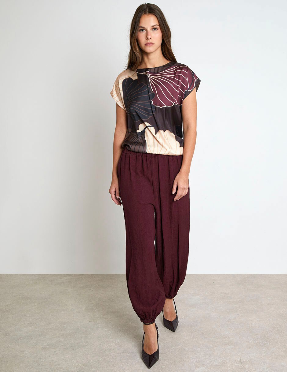 Pantalón easy pant relajado para mujer 4