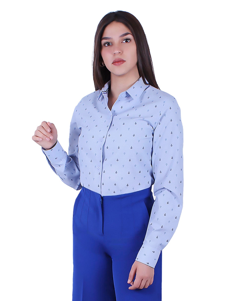 Blusa camisera manga larga para mujer 1