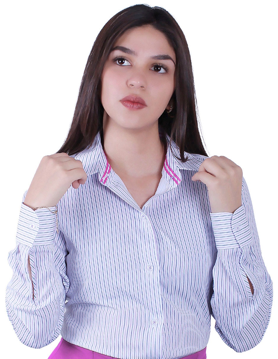 Blusa manga larga para mujer 4