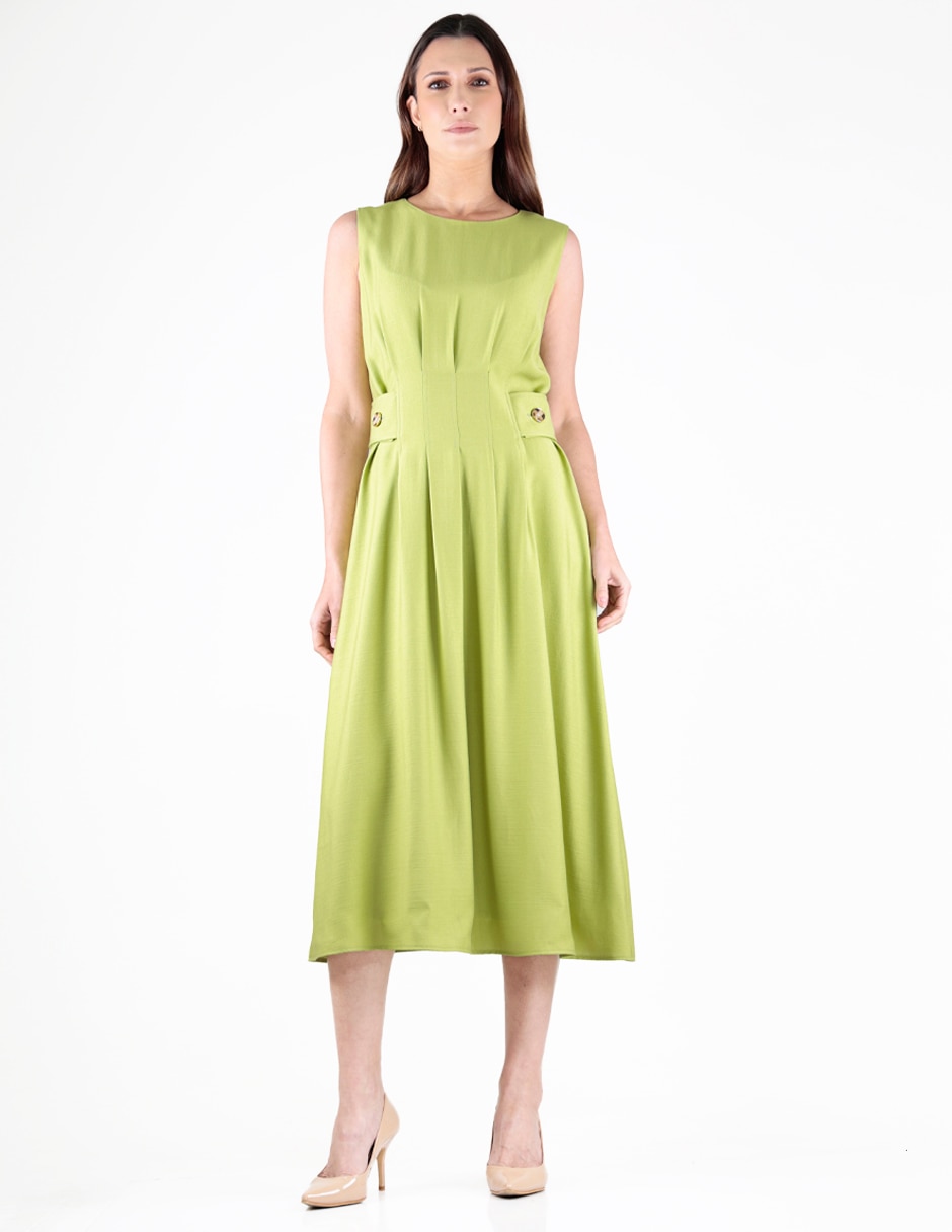 Vestido midi formal para mujer 4