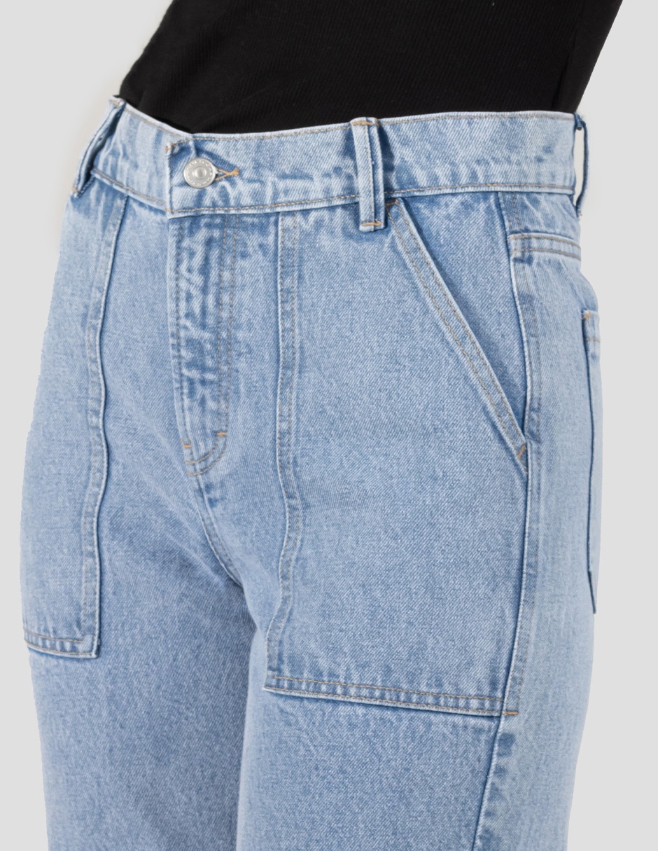 Jeans straight para mujer 2