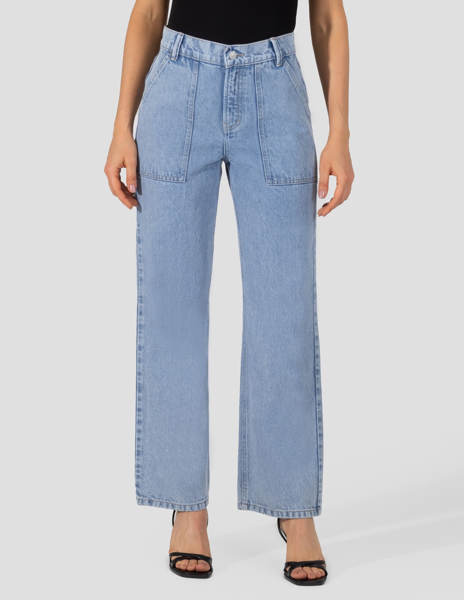 Jeans straight para mujer Jeans straight para mujer
