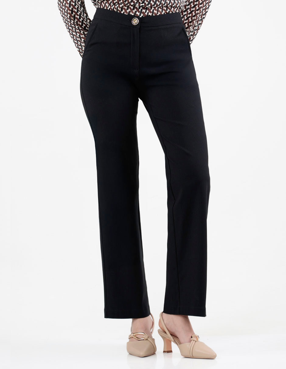 Pantalón Pierre Cardin recto para mujer