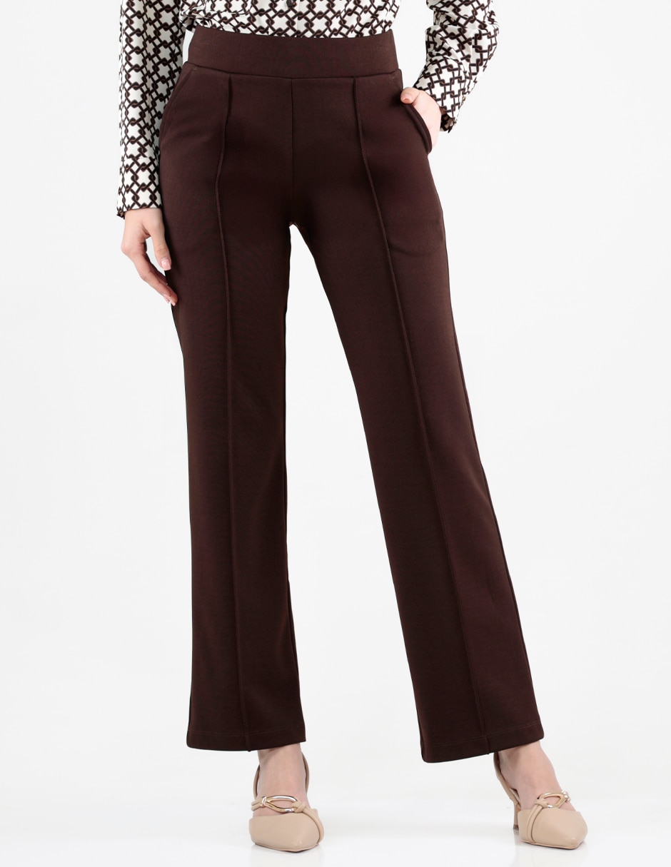 Pantalón regular regular para mujer Pantalón regular regular para mujer