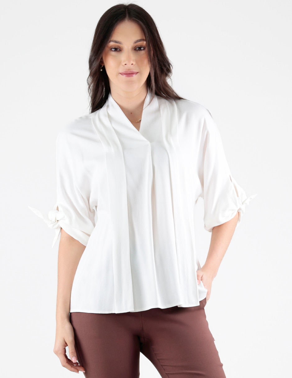 Blusa manga al codo para mujer Blusa manga al codo para mujer