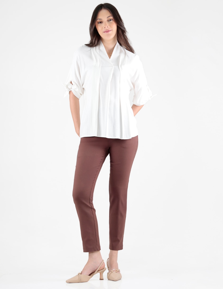Blusa manga al codo para mujer 2