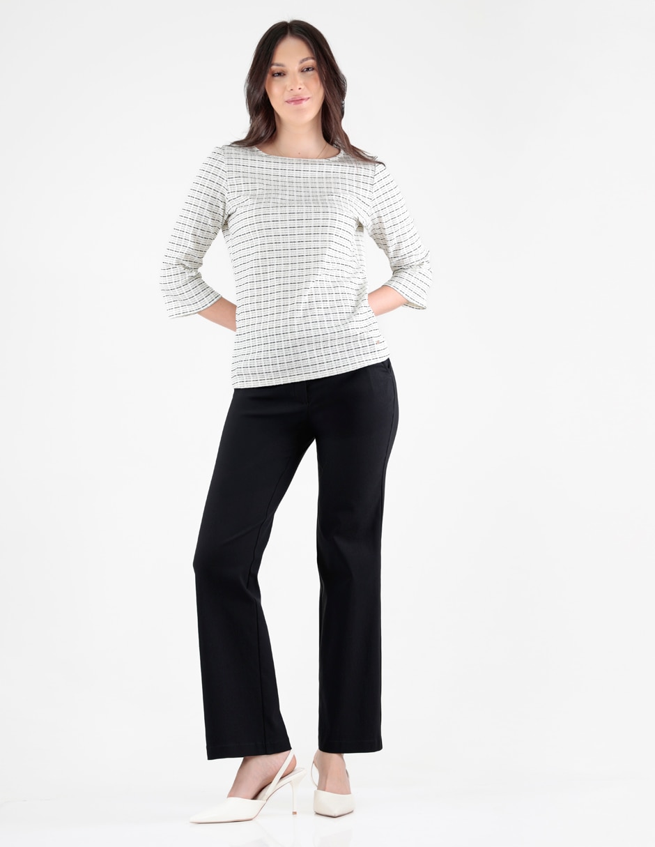 Blusa manga 3/4 para mujer 4