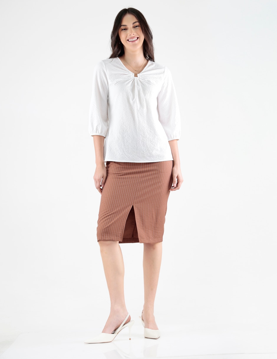 Blusa manga 3/4 para mujer 4