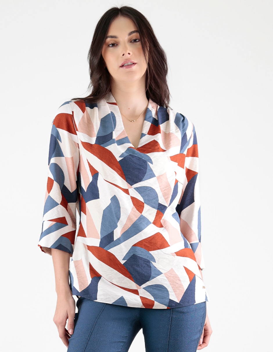 Blusa manga 3/4 para mujer 1