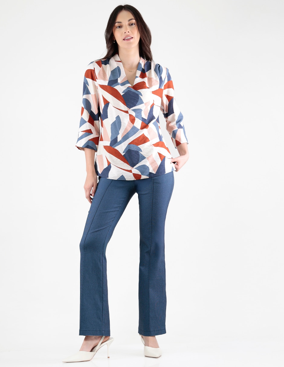 Blusa manga 3/4 para mujer 2
