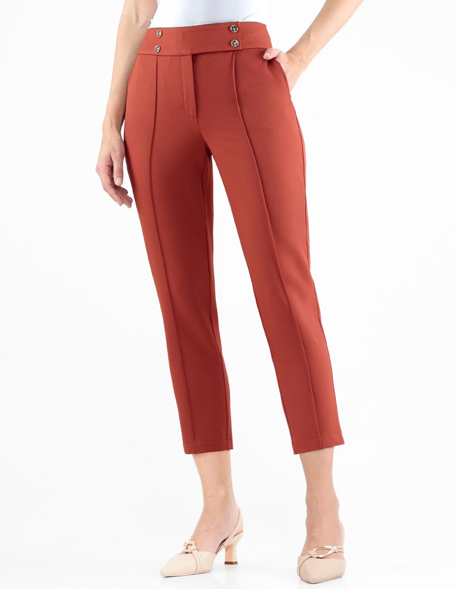 Pantalón chino skinny para mujer