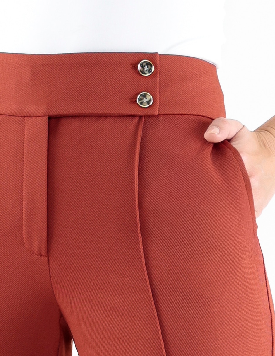 Pantalón chino skinny para mujer