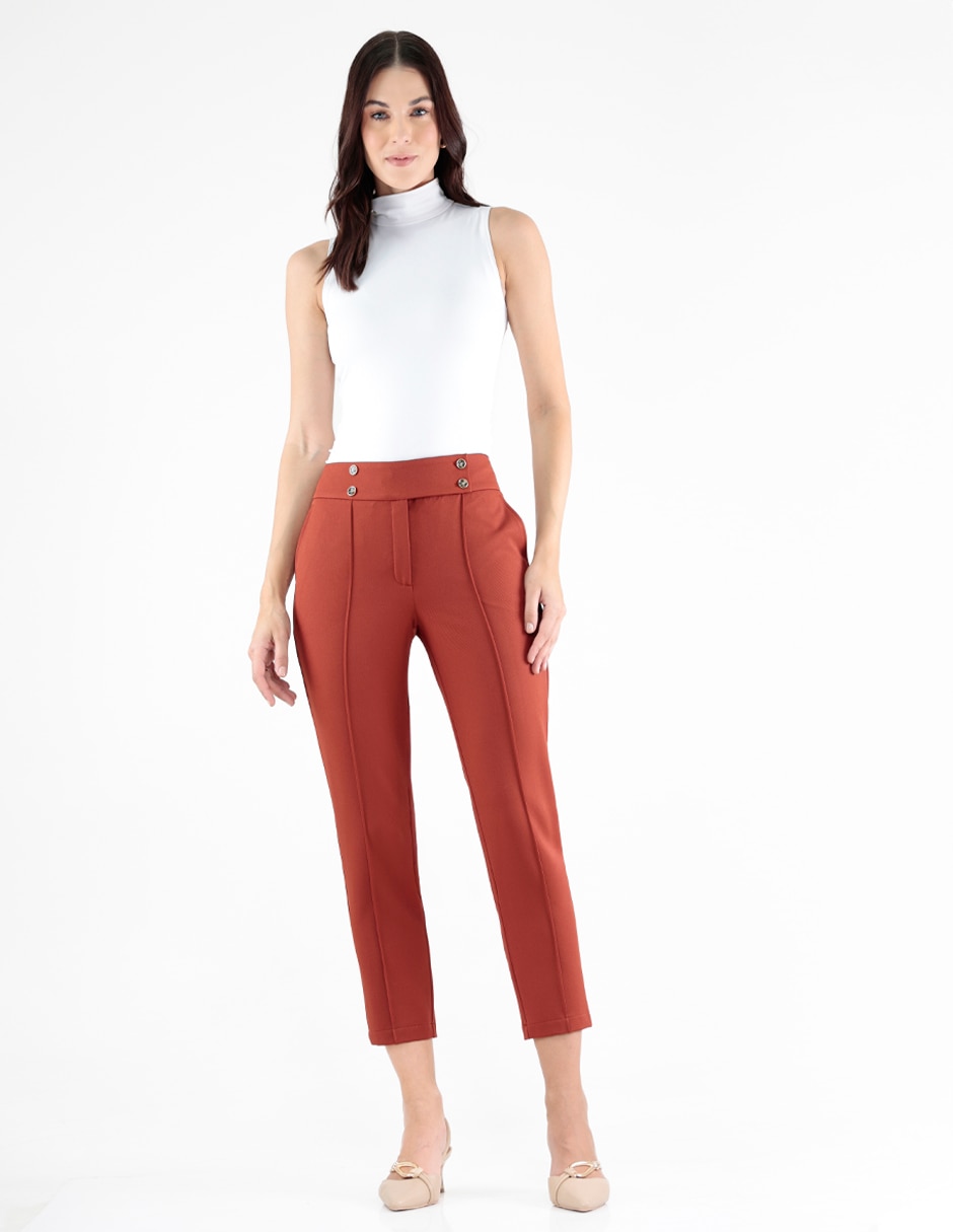 Pantalón chino skinny para mujer