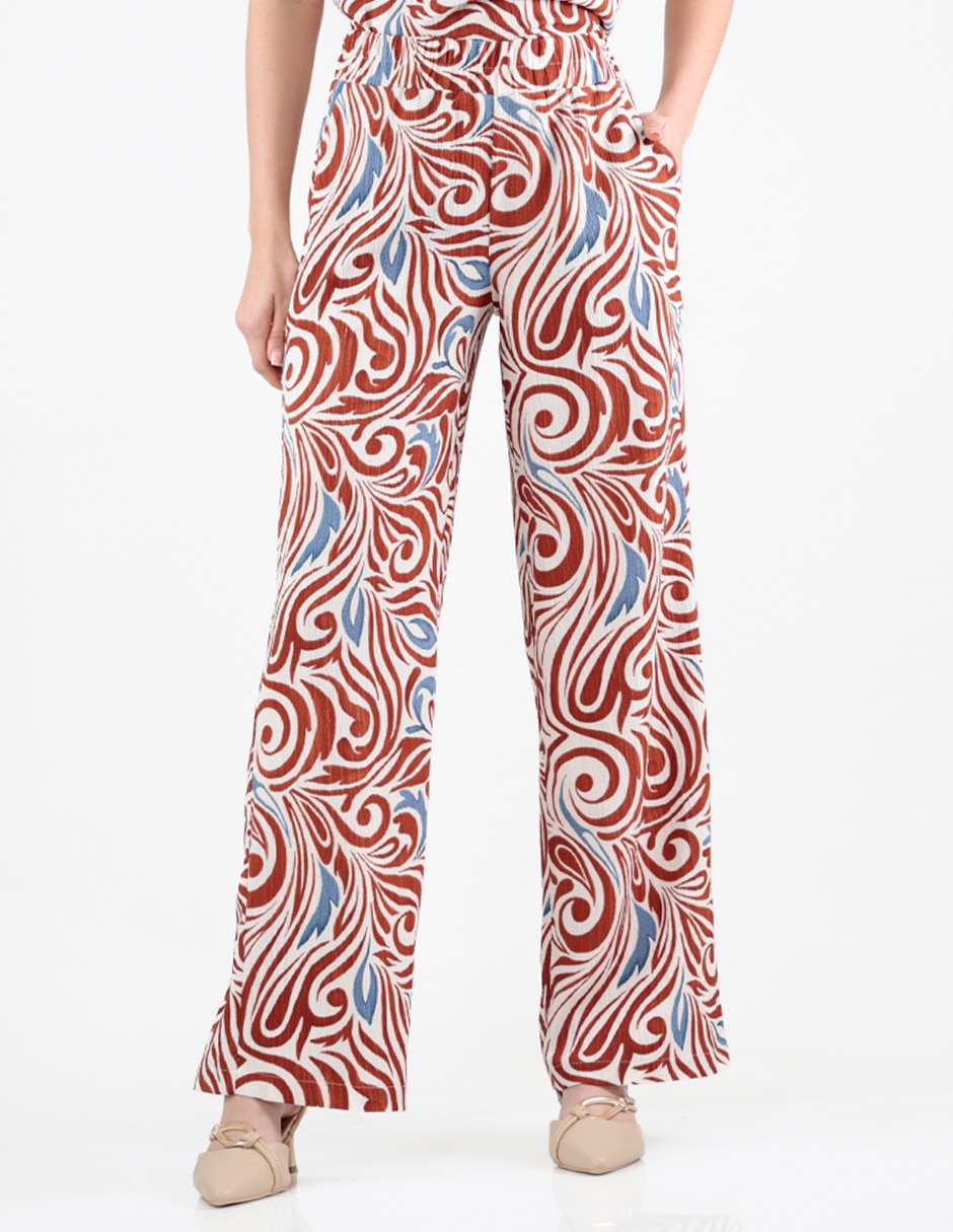 Pantalón relaxed amplio para mujer